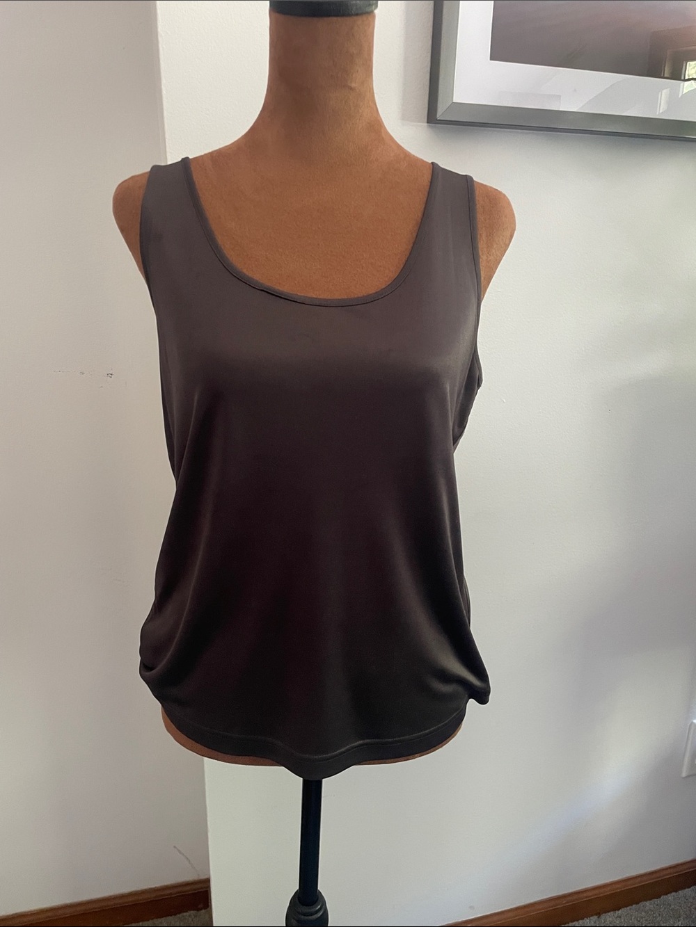 Talbots Brown Scoop Neck Tank Top